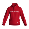 VERY IMPORTANT BLACK PERSON HOODIE (RED)