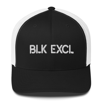 BLK EXCL 3D Trucker Cap