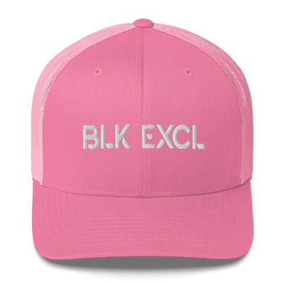 BLK EXCL 3D Trucker Cap