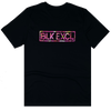 BLK EXCL ROSES TEE