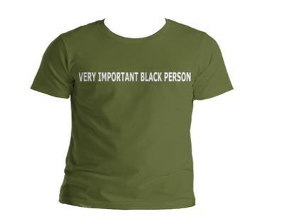 VERY IMPORTANT BLACK PERSON TEE COLORS
