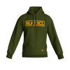 BLK EXCL BOLD PUFF HOODIE (MILITARY GREEN)