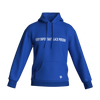 VERY IMPORTANT BLACK PERSON HOODIE (BLUE)