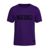 BLK EXCL BOLD TEE (PURPLE)