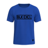 BLK EXCL BOLD TEE (BLUE)